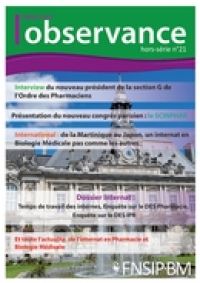 Interview du nouveau président de la section G de l'Ordre des Pharmaciens ; Présentation du nouveau congrès parisien : le SCINPHAR...