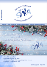 Le bulletin d'information du SNIA