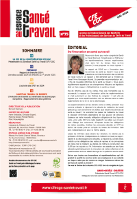 CFE-CGC- Santé au Travai