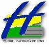 logo CH de Sens dans le département de l’Yonne en Bourgogne  .