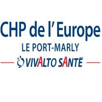 logo CHP de l’Europe au Port-Marly dans les Yvelines. Ile-de-France. Groupe Vivalto Santé  (Réseau Public)
