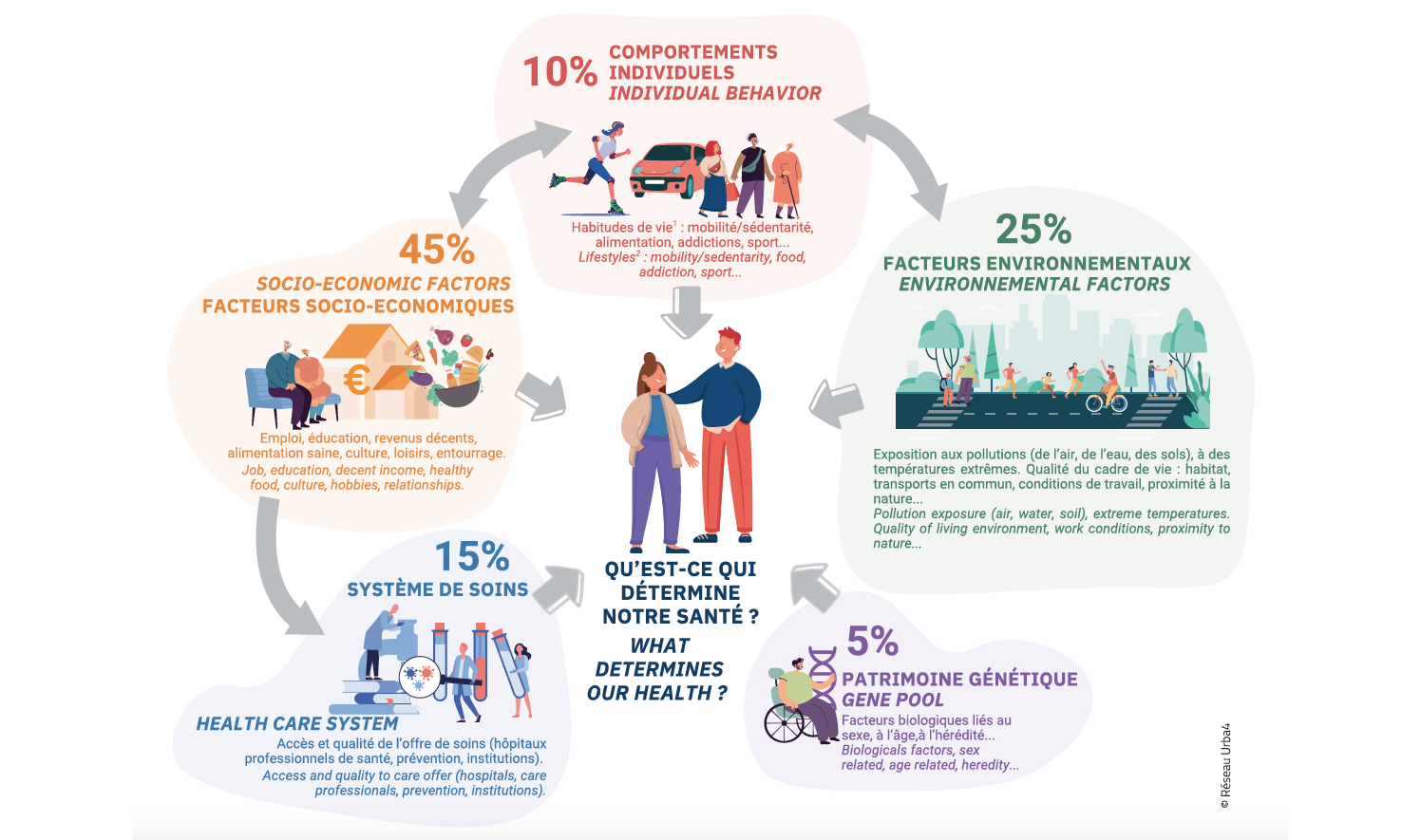 Qu’est-ce qui détermine notre santé ? - What determines our health ?
